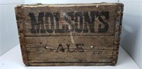 Vintage Molson crate