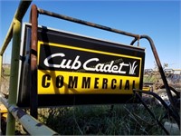Cub Cadet Light Up Double Sided Sign