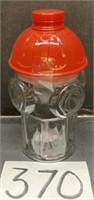 Vintage Fire Hydrant Plastic Canister