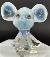 Fenton Hp French Opalescent Mouse By L Everson