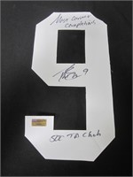 DREW BREES SIGNED JERSEY NUMBER AEU COA