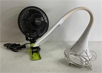 Desktop Fan and Light