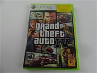 Xbox Grand Theft Auto IV Game Disc in Case