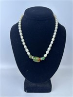 Freshwater Pearl & Stone Necklace