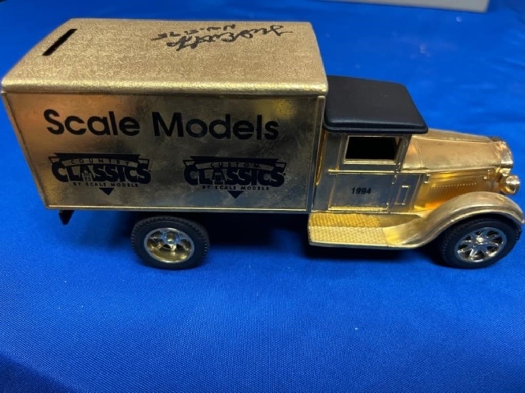 Ertl Signed Scale Models Truck