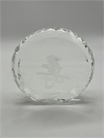 Fine Cut Crystal Asian Good Luck Sculpture