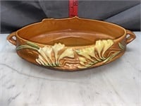 Roseville pottery 466-10 bowl chip inside rim