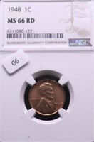 1948 NGC MS66 RED LINCOLN CENT