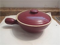 uhl pottery covered dish