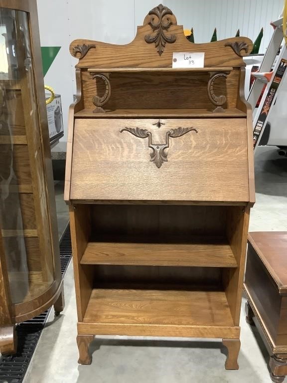 Antique Oak Larkin Desk