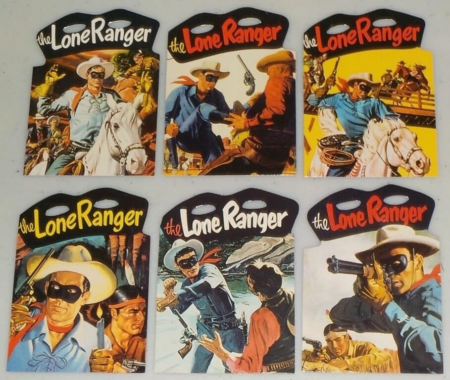 1997 Dart The Lone Ranger Set of 6 Die-Cut cards