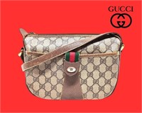 Vintage Gucci Shoulder Bag Sherry Line