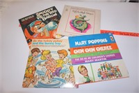 4 Vintage Children's LPs