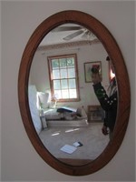 Oval Wall Hanging Mirror