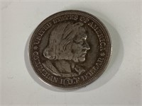 1893 Columbian Exposition Silver Half Dollar,VF