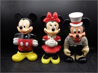 Walt Disney Mickey & Minnie Drink Figures