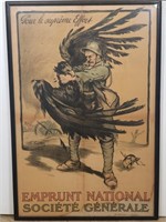 French WWI war support poster, Marcel Falter