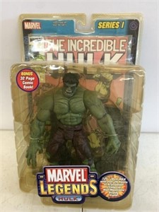 Sealed Marvel Legends Hulk Figure & Comic