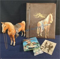 Roy Rogers, collectibles and scrapbook