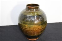 8" Fairhope Studio Pottery Glazed Vase