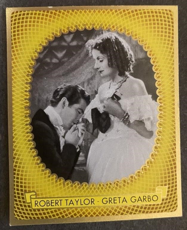 GRETA GARBO: Antique Tobacco Card (1936)