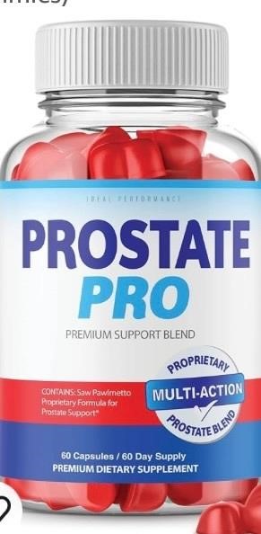 Prostate pro gummies 60 count