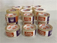 21 Rolls Of Public Storage Clear Tape