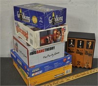 Boardgames/Godfather movies VHS