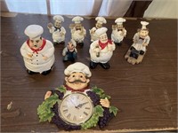 Chef figures, cookie jar etc