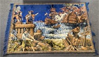 Battleship Tapestry, 71” x 49”