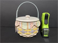 2008 Longaberger Small Easter Basket with Liner