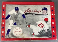 1954 Signed Bobby Shantz Baseball Board Game