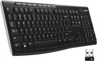 Logitech K270 Wireless Keyboard for Windows, 2.4