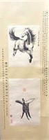 Two Chinese Painting Scroll