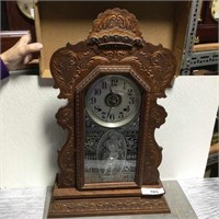 Vintage Ansonia mantel clock,  8 day Linden strike