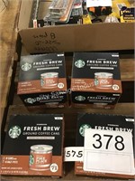 4 CTN STARBUCKS GROUND COFFEE CANS EXP 11/20