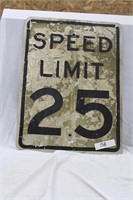 SPEED LIMIT SIGN 18X24