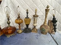 6 Vintage Lamps