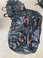 Car Top Carrier Bag and Leather Backpack