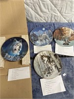 Fout Collector Plates, Wolves & Moutain Lions