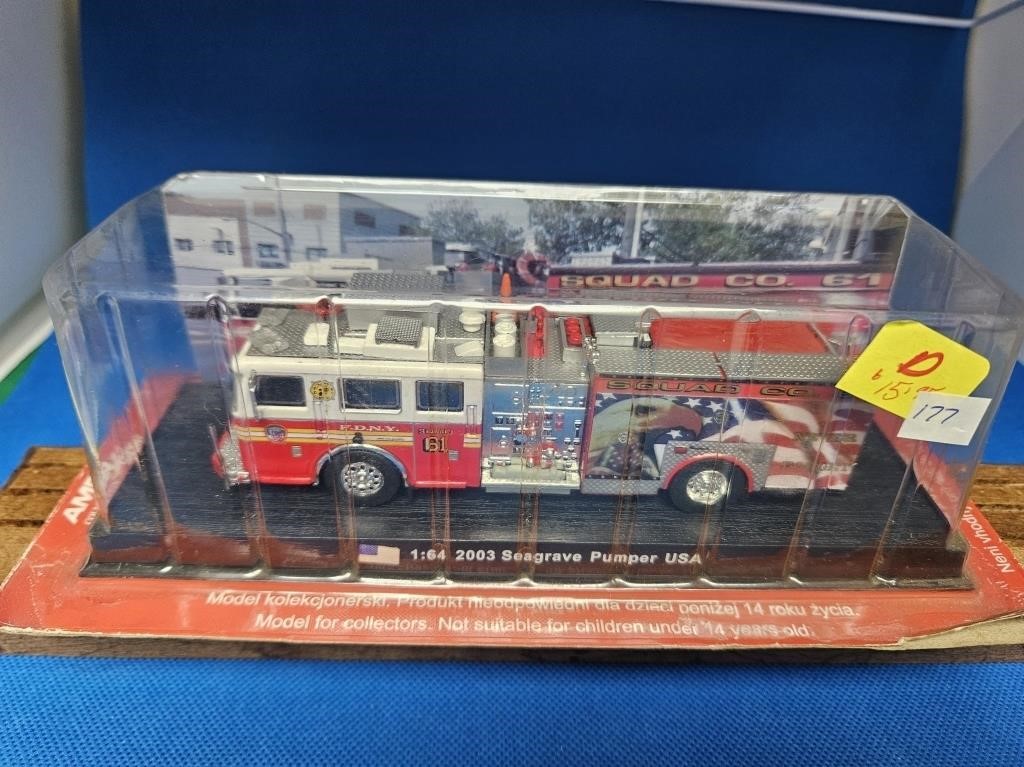 SCALE 1:64 2003 SEAGRAVE PUMPER AMER COM COLLET