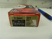 FEDERAL V-SHOK 222 REM 20 RD BOX