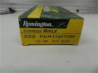 REMINGTON 222 REM 20 RD BOX