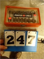 PORTER CABLE FORSTNER BIT SET 1/4"-1 3/8"