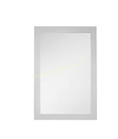 White Frame Mirror 24 x 35”