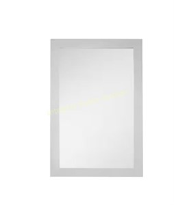 White Frame Mirror 24 x 35”