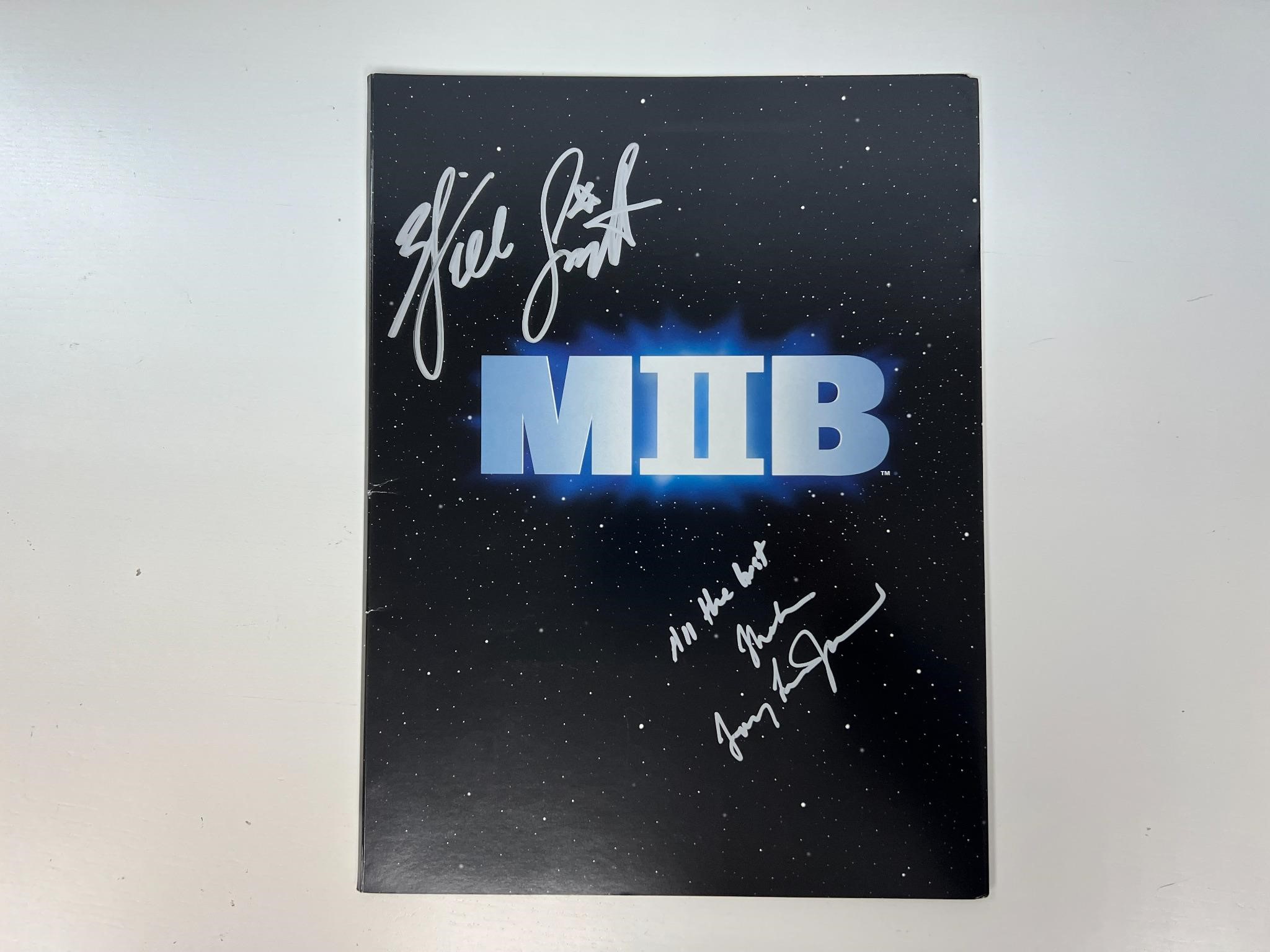 Autograph COA MIB II Media Press Sleeve