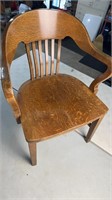 Vintage Milwaukee Chair Co Detroit MI Wood Chair