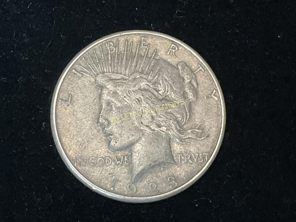 1923 PEACE SILVER DOLLAR