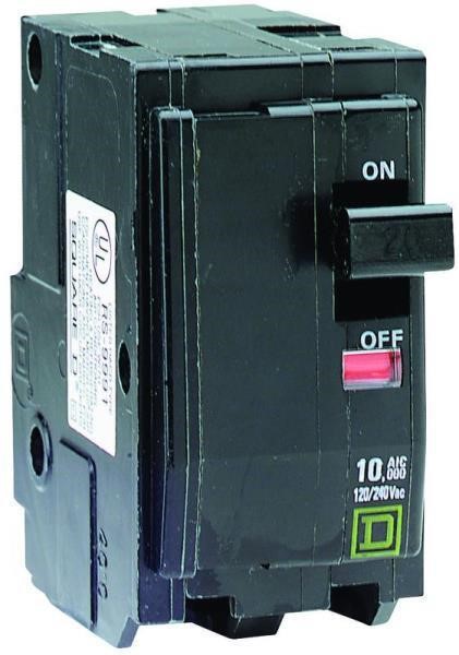 Square D QO 50 Amps Plug in 2-Pole Circuit Breaker